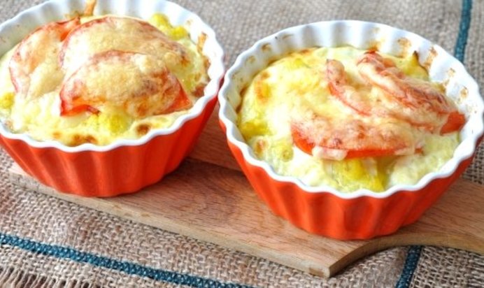 Запеканка из цветной капусты для детей