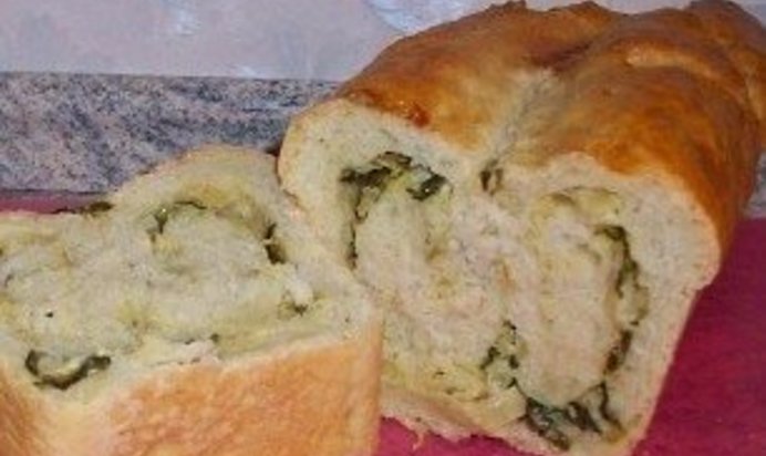 Хлеб с зеленью