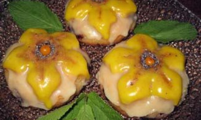 Апельсиново-ягодные кексы