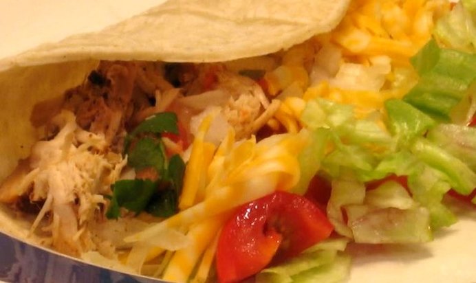 Лепешки с курицей