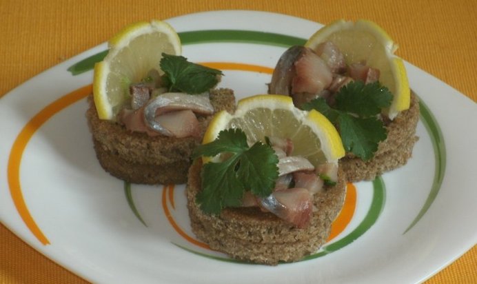 Бутерброды Хлебные корзиночки