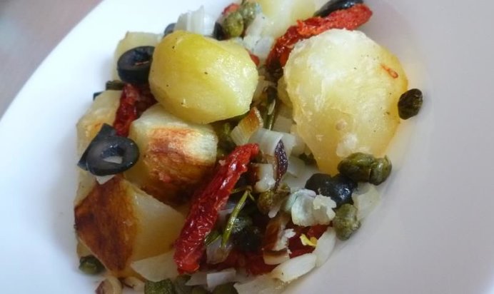 Куринный хлеб с шампиньонами и болгарским перцем