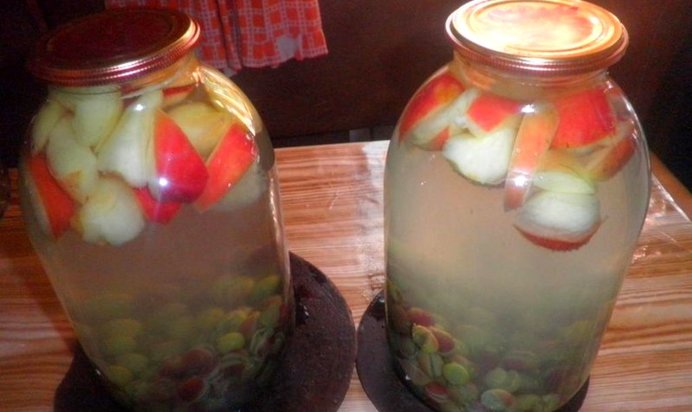 Виноград на зиму