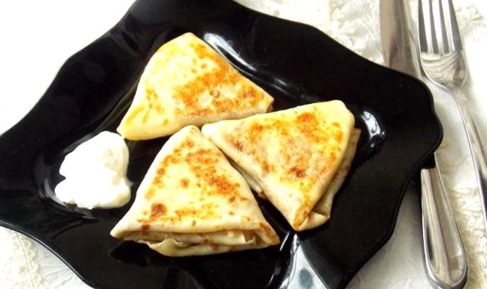 Треугольные блинчики