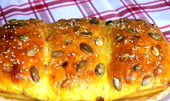 Хлеб с тыквенными семечками