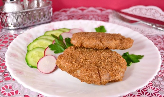Отбивные из свиного фарша