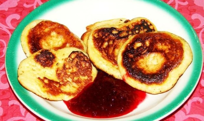 Оладьи на кислом молоке