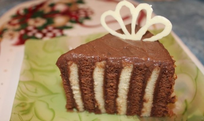 Торт «Ванильно-шоколадный»