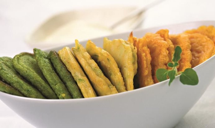 Овощные оладьи