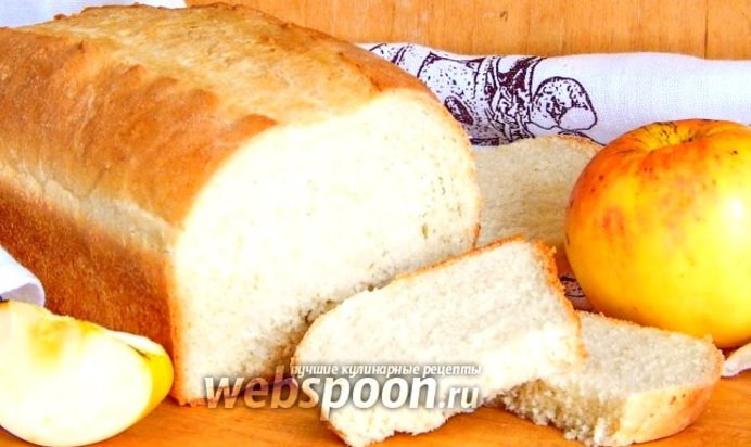 Яблочный хлеб на майонезе