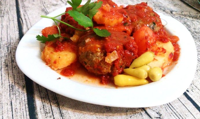 Котлеты по-измирски в духовке