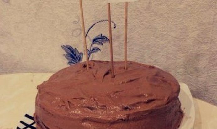 Нежный шоколадный торт