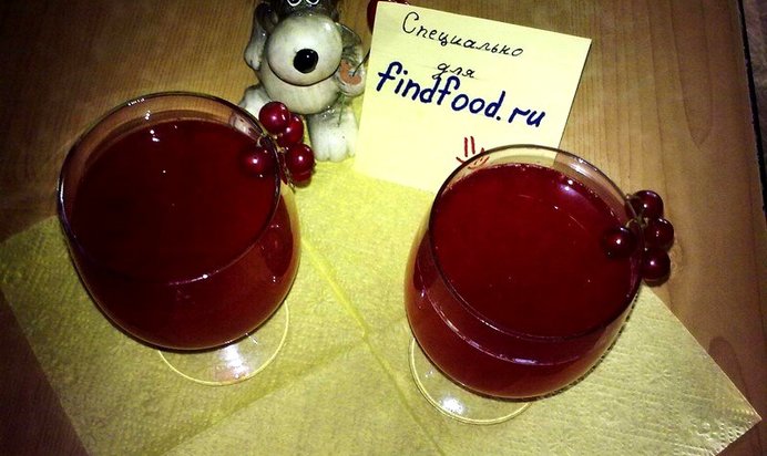 Морс из красной смородины