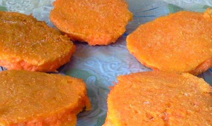 Морковные оладьи