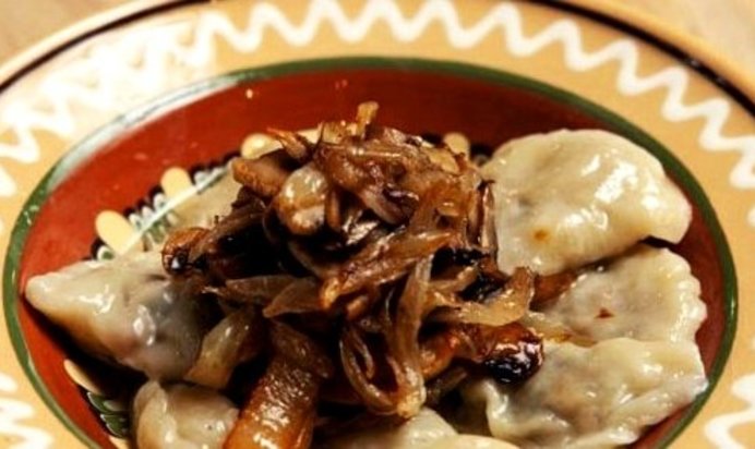 Вареники с фасолью