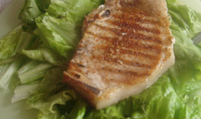 Свиной стейк по-английски