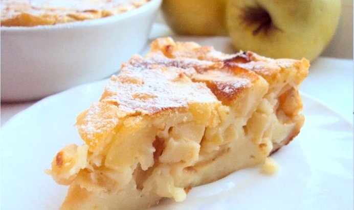 Яблочная запеканка