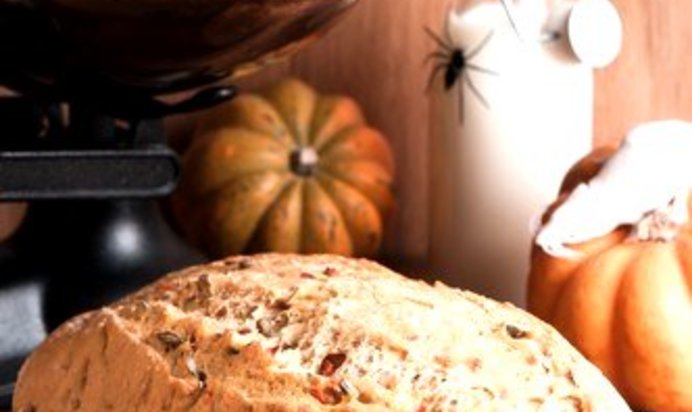 Кукурузный хлеб с тыквой и чили