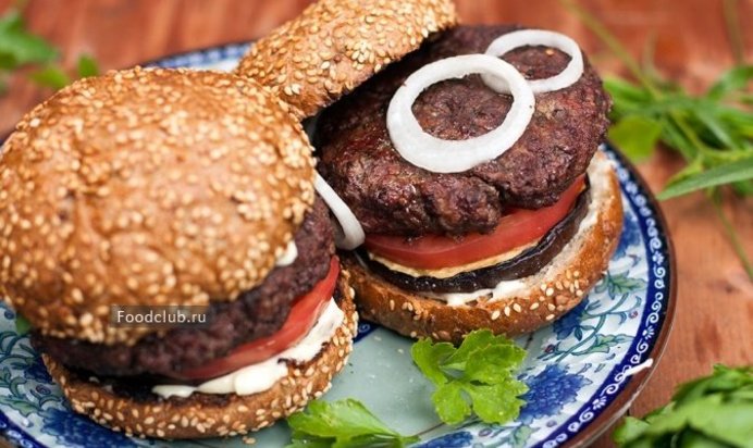 Бургеры на гриле