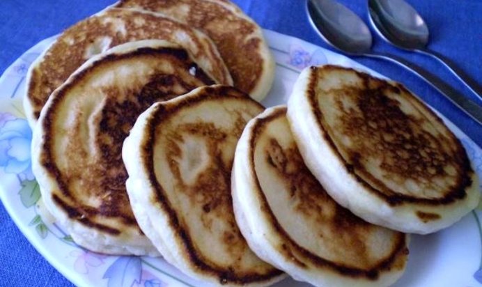 Оладьи с творогом на самоквасе