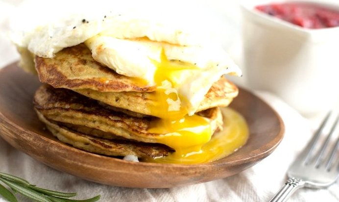 Картофельные оладьи с сыром