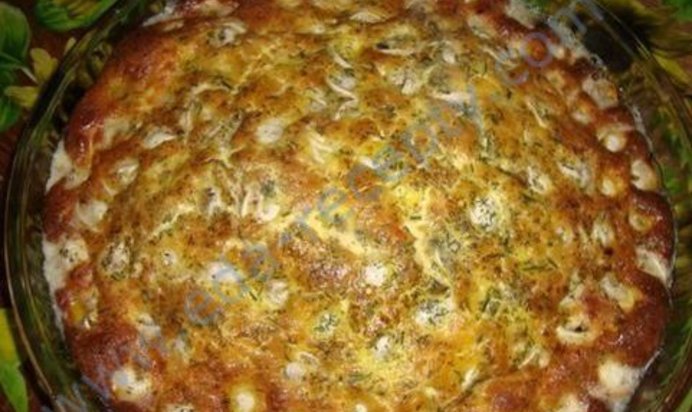 Запеченные пельмени в духовке с сыром