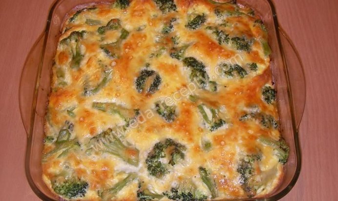 Запеканка из брокколи