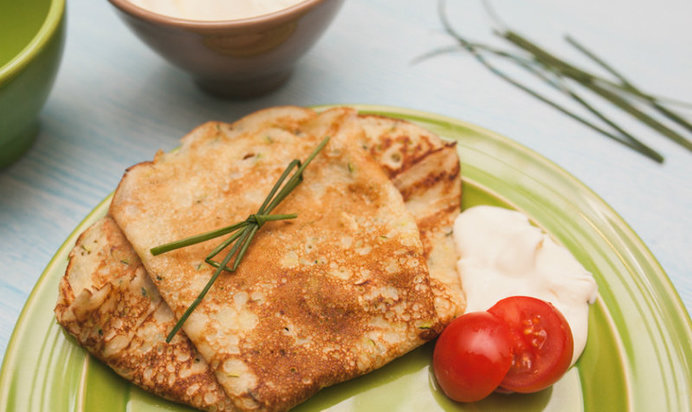 Блины с кабачками: пошаговый рецепт