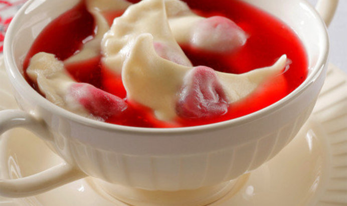 Вареники с вишней