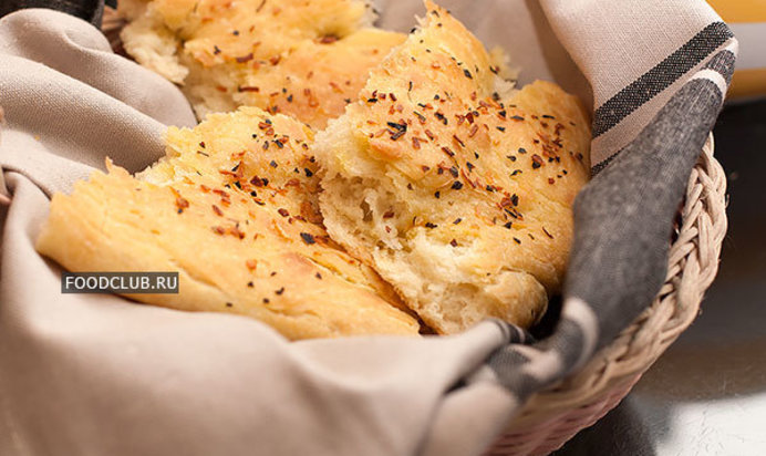 Фокачча с оливковым маслом