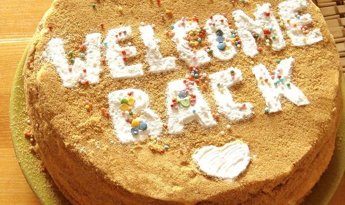 Медовый торт со сливочным кремом