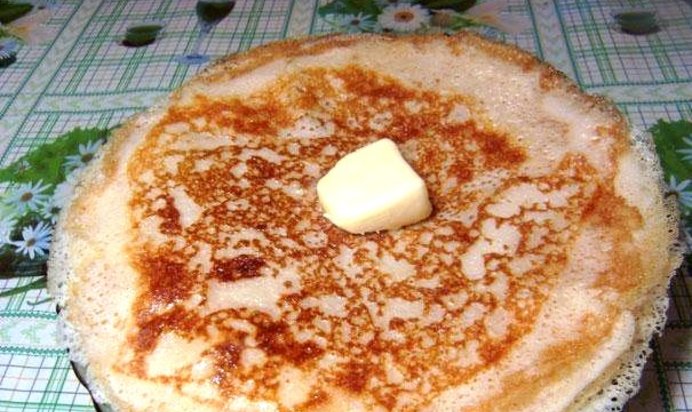 Блины ажурные на молоке