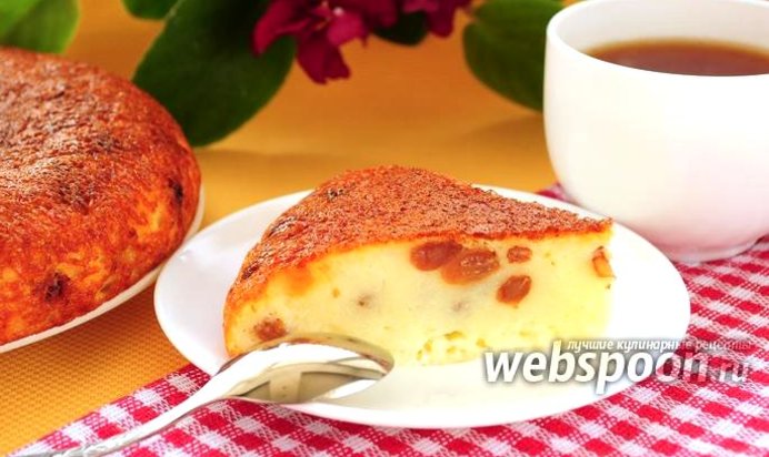 Творожная запеканка в мультиварке