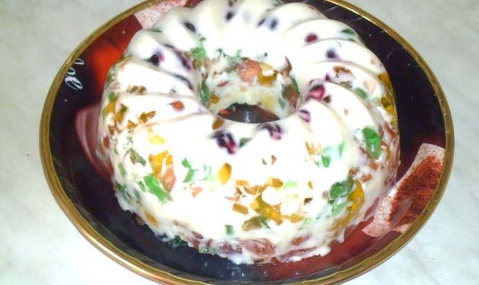 Желейный торт