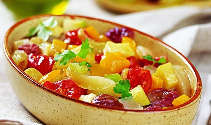 Рататуй с виноградом