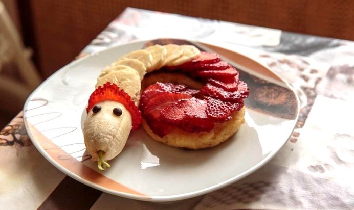 Сырники Фруктовая змея