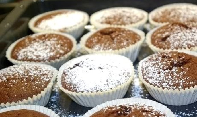 Кекс в микроволновке за 3 минуты