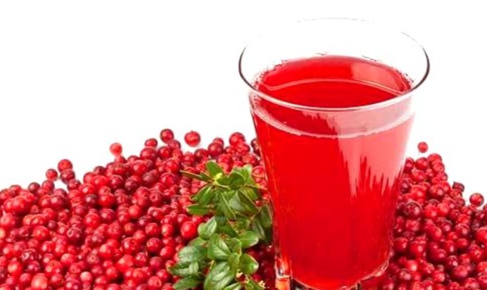 Компот из брусники и яблок