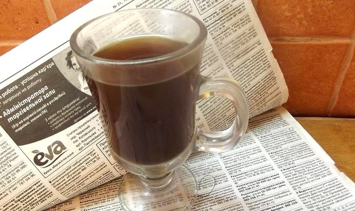 Лавровый крепкий кофе