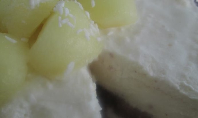 Дынный торт-мороженое