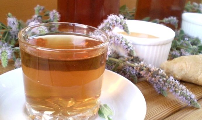 Медовый напиток с мелиссой