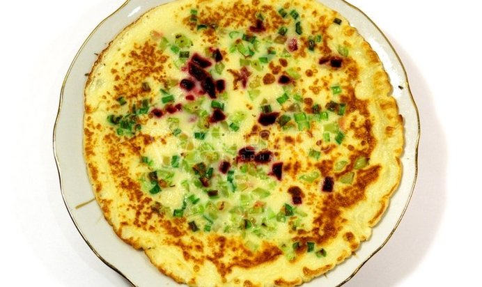 Блины «Изумруды и рубины»