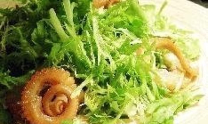 Фриссе с морским коктейлем