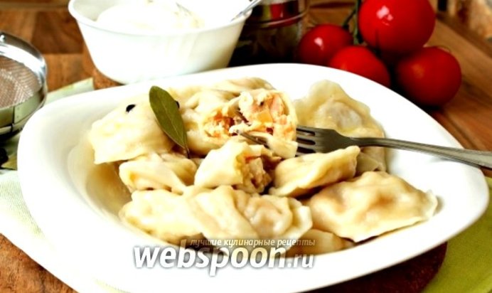 Пельмени с рыбой