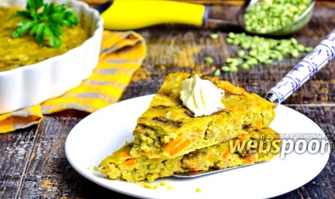 Гороховая запеканка