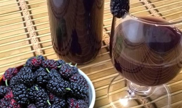 Домашнее вино из шелковицы