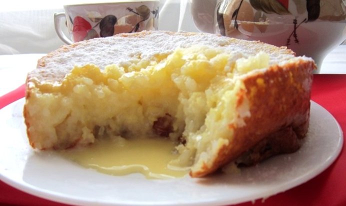 Рисовая запеканка сладкая