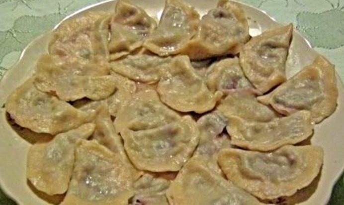 Вареники с пасленом