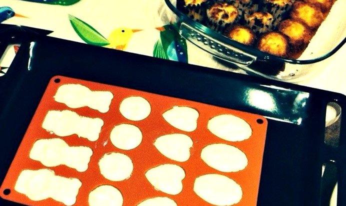 Быстрые ванильные кексы