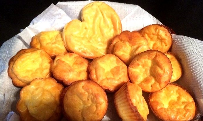 Диетические творожные кексы